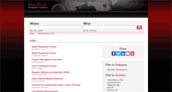 Desktop Screenshot of mantech.jobs