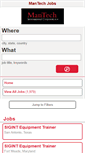 Mobile Screenshot of mantech.jobs
